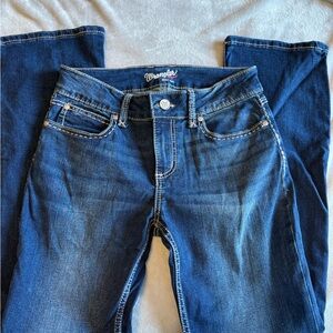 Wrangler Women's Dark Blue Boot Cut Jeans